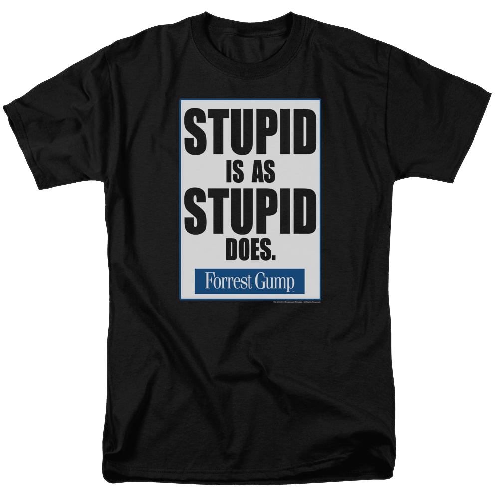 Forrest Gump Stupid Is - Men's Regular Fit T-Shirt Men's Regular Fit T-Shirt Forrest Gump