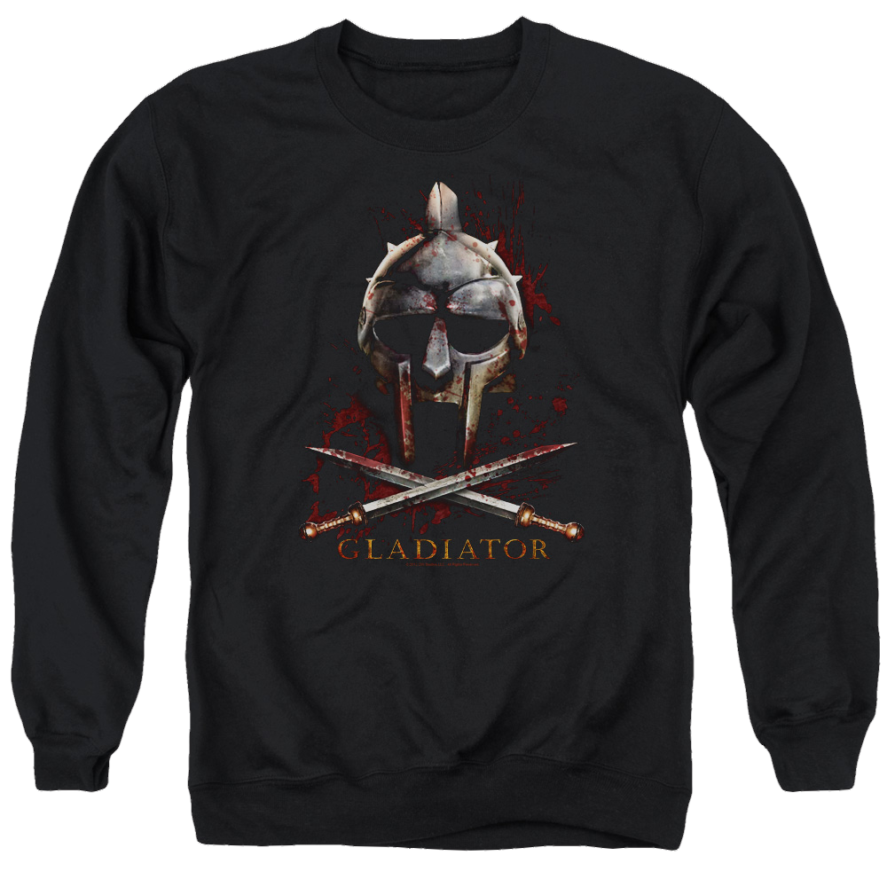 Gladiator Helmet - Men's Crewneck Sweatshirt Men's Crewneck Sweatshirt Gladiator
