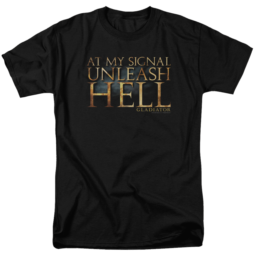 Gladiator Unleash Hell - Men's Regular Fit T-Shirt Men's Regular Fit T-Shirt Gladiator