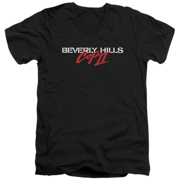 Beverly Hills Cop Logo - Men's V-Neck T-Shirt Men's V-Neck T-Shirt Beverly Hills Cop