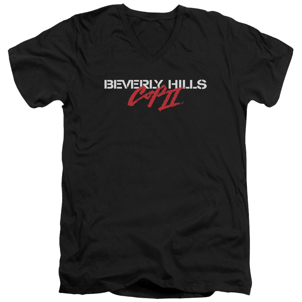 Beverly Hills Cop Logo - Men's V-Neck T-Shirt Men's V-Neck T-Shirt Beverly Hills Cop