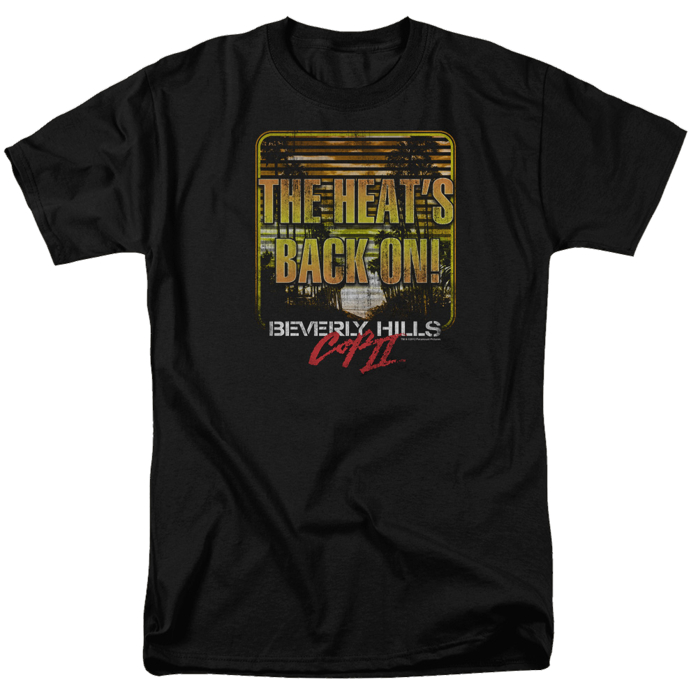 Beverly Hills Cop The Heats Back On - Men's Regular Fit T-Shirt Men's Regular Fit T-Shirt Beverly Hills Cop