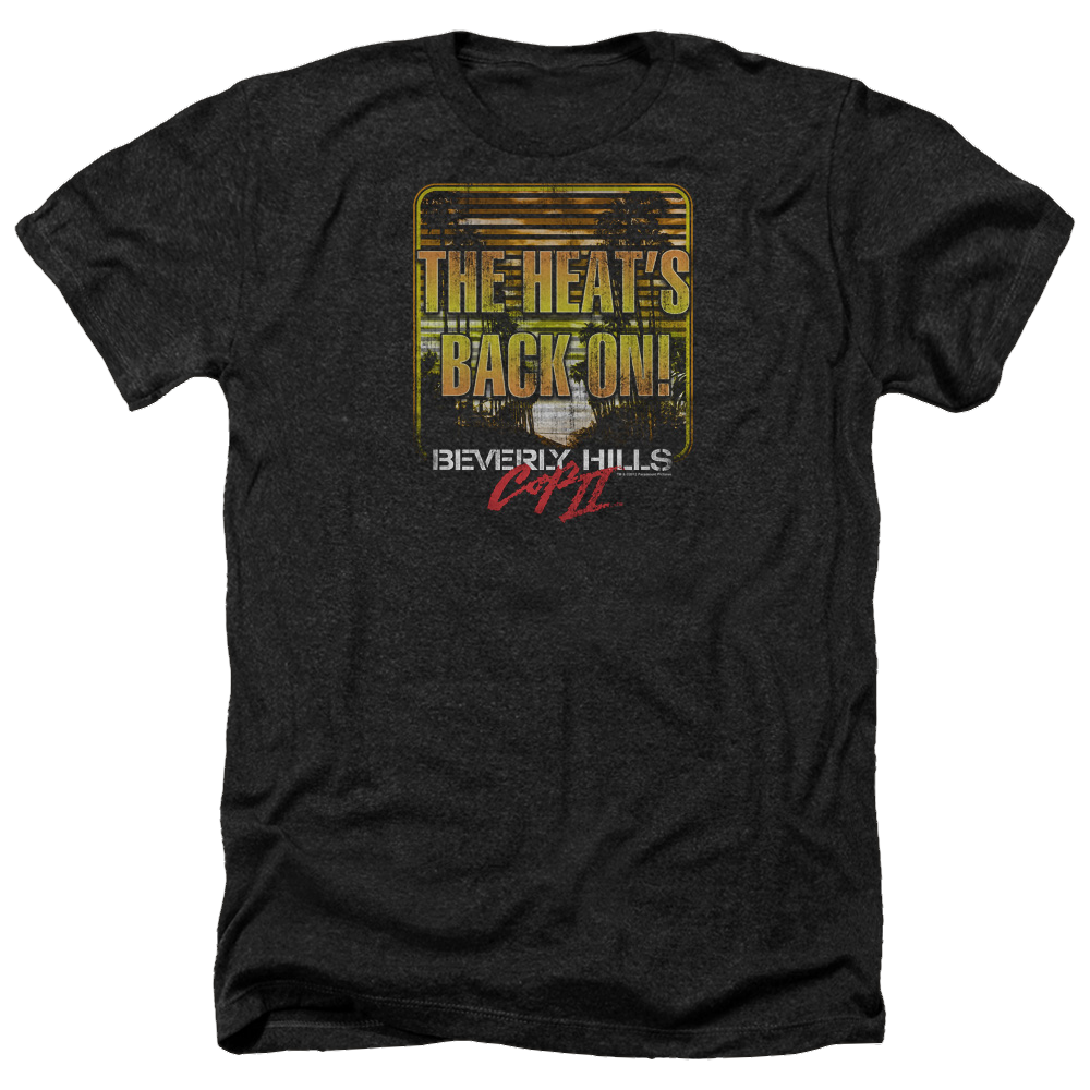 Beverly Hills Cop The Heats Back On - Men's Heather T-Shirt Men's Heather T-Shirt Beverly Hills Cop
