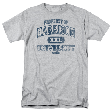 Athletic heather men's regular fit t-shirt with Old School Property Of Harrison graphic