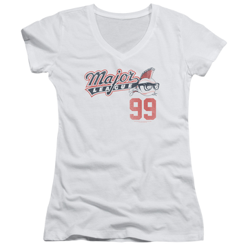 Major League 99 Juniors V-Neck T-Shirt Juniors V-Neck T-Shirt Major League