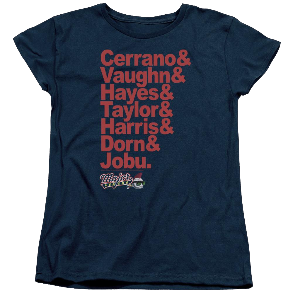 Major League Team Roster Women's T-Shirt Women's T-Shirt Major League