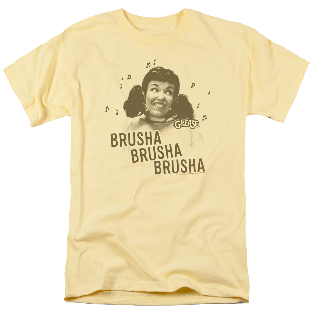 Grease Brusha Brusha Brusha - Men's Regular Fit T-Shirt Men's Regular Fit T-Shirt Grease