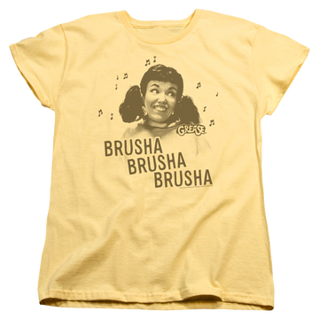 Banana women's t-shirt with Grease Brusha Brusha graphic
