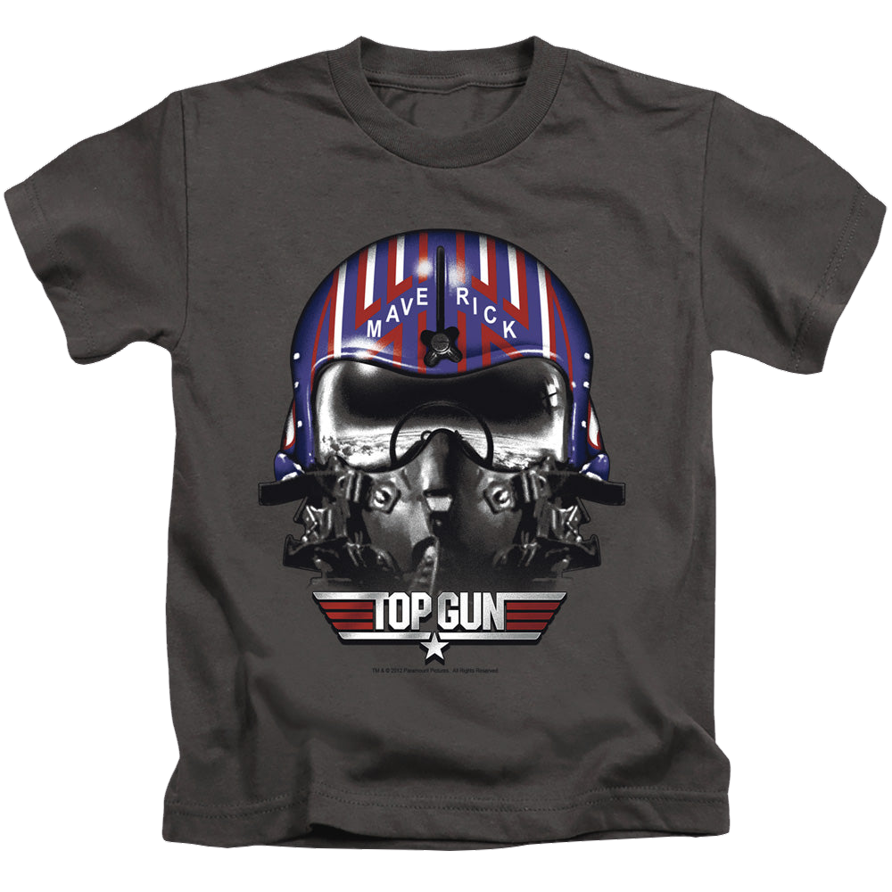 Top Gun Maverick Helmet - Kid's T-Shirt Kid's T-Shirt (Ages 4-7) Top Gun
