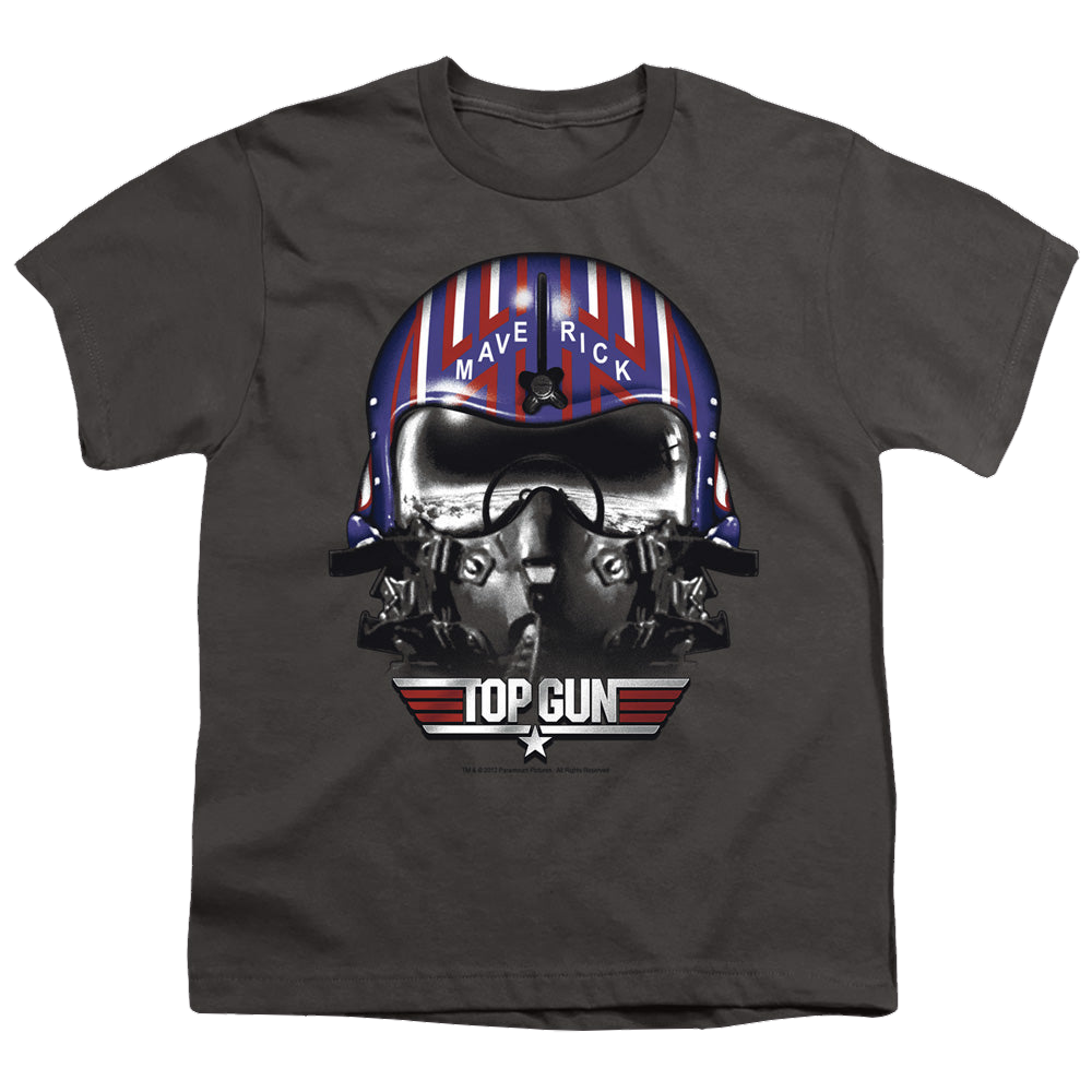 Top Gun Maverick Helmet - Youth T-Shirt Youth T-Shirt (Ages 8-12) Top Gun