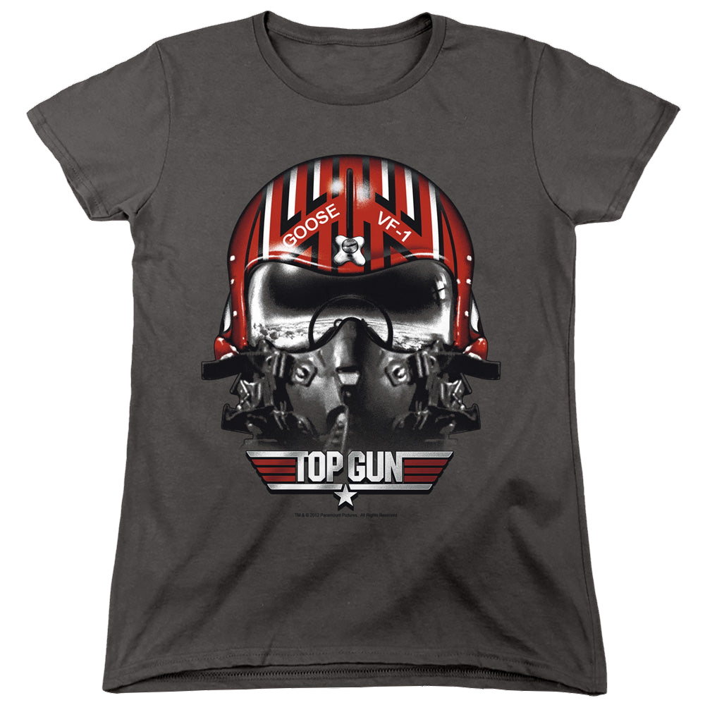 Top Gun Goose Helmet - Women's T-Shirt Women's T-Shirt Top Gun