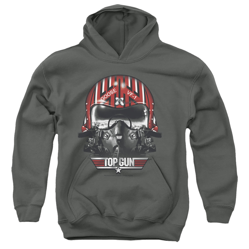 Top Gun Goose Helmet - Youth Hoodie Youth Hoodie (Ages 8-12) Top Gun