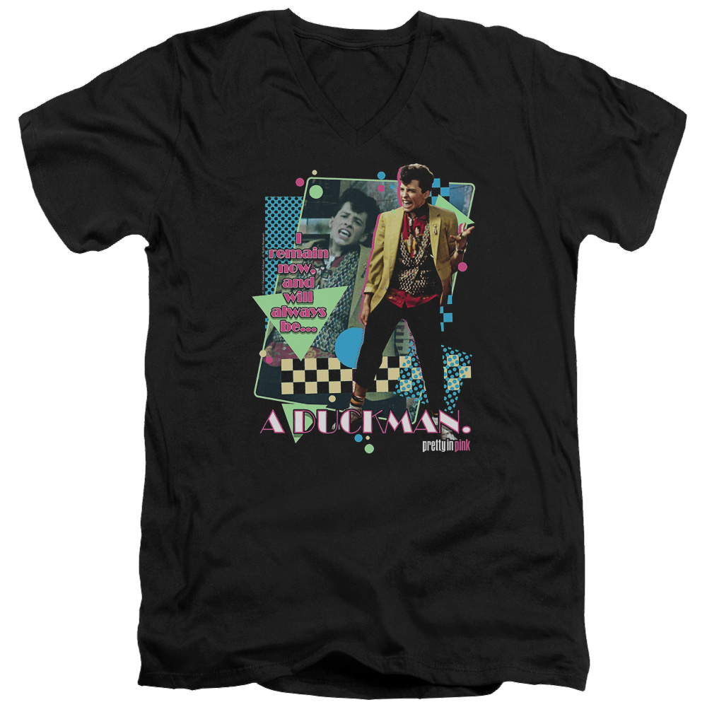 Pretty in Pink A Duckman - Men's V-Neck T-Shirt Men's V-Neck T-Shirt Pretty in Pink