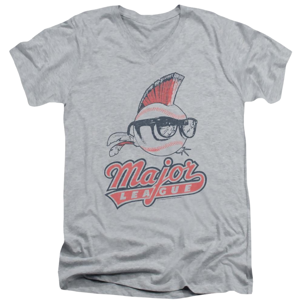 Major League Vintage Logo Men's V-Neck T-Shirt Men's V-Neck T-Shirt Major League