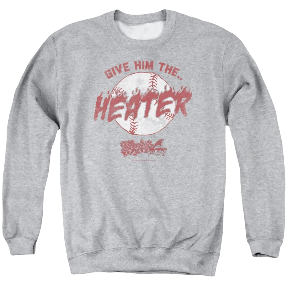 Major League The Heater Men's Crewneck Sweatshirt Men's Crewneck Sweatshirt Major League
