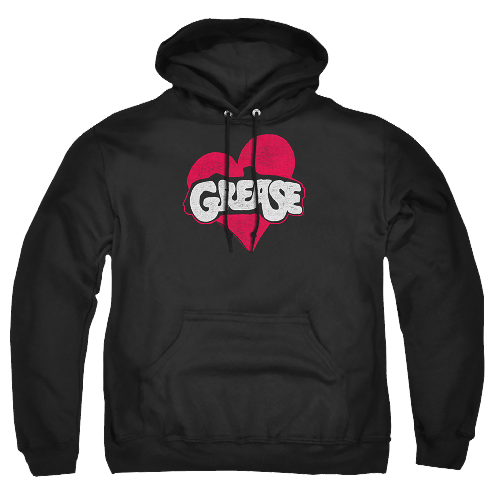 Grease Heart - Pullover Hoodie Pullover Hoodie Grease
