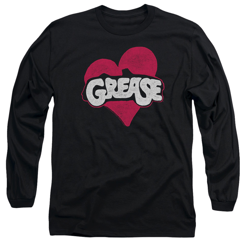 Grease Heart - Men's Long Sleeve T-Shirt Men's Long Sleeve T-Shirt Grease