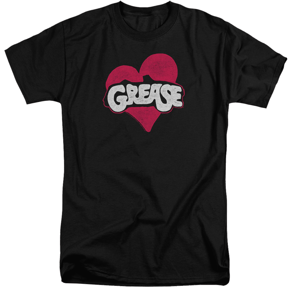 Grease Heart - Men's Tall Fit T-Shirt Men's Tall Fit T-Shirt Grease