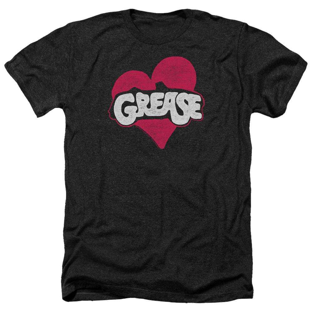 Grease Heart - Men's Heather T-Shirt Men's Heather T-Shirt Grease