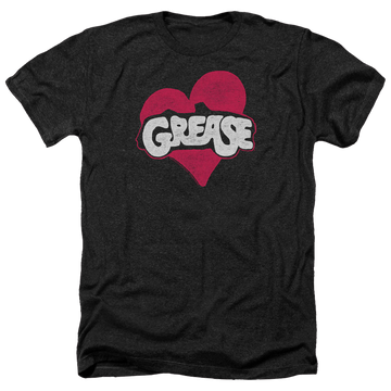 Charcoal men's heather t-shirt with Grease Heart graphic