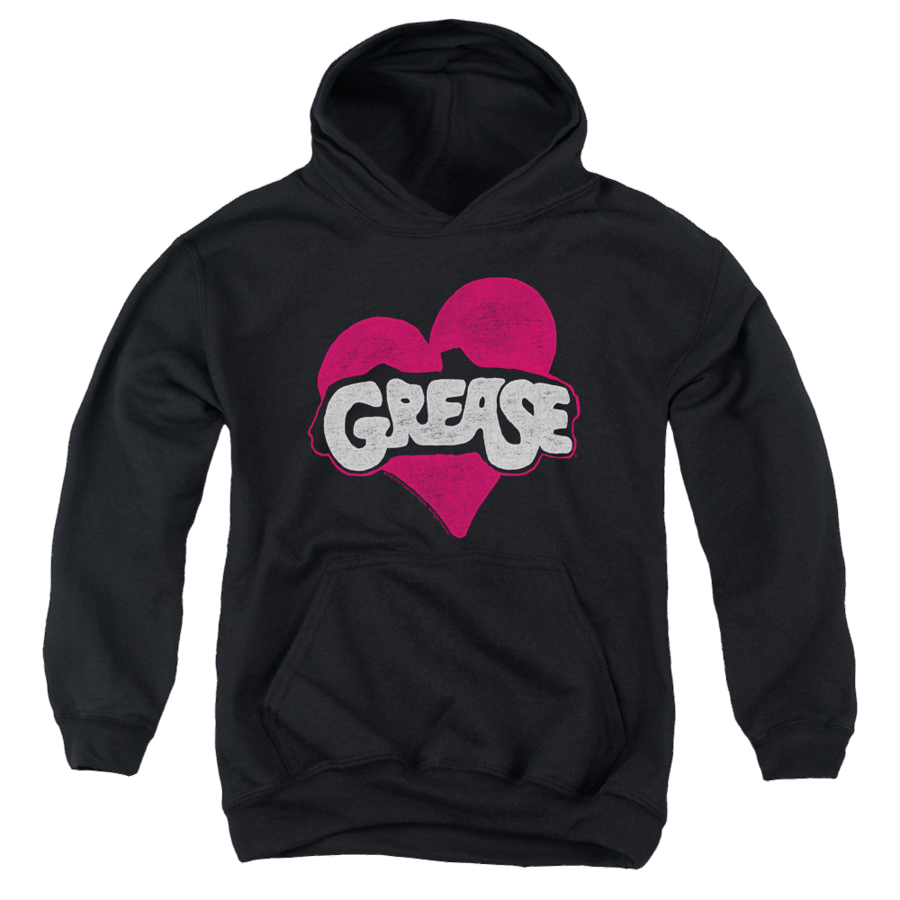 Grease Heart - Youth Hoodie (Ages 8-12) Youth Hoodie (Ages 8-12) Grease