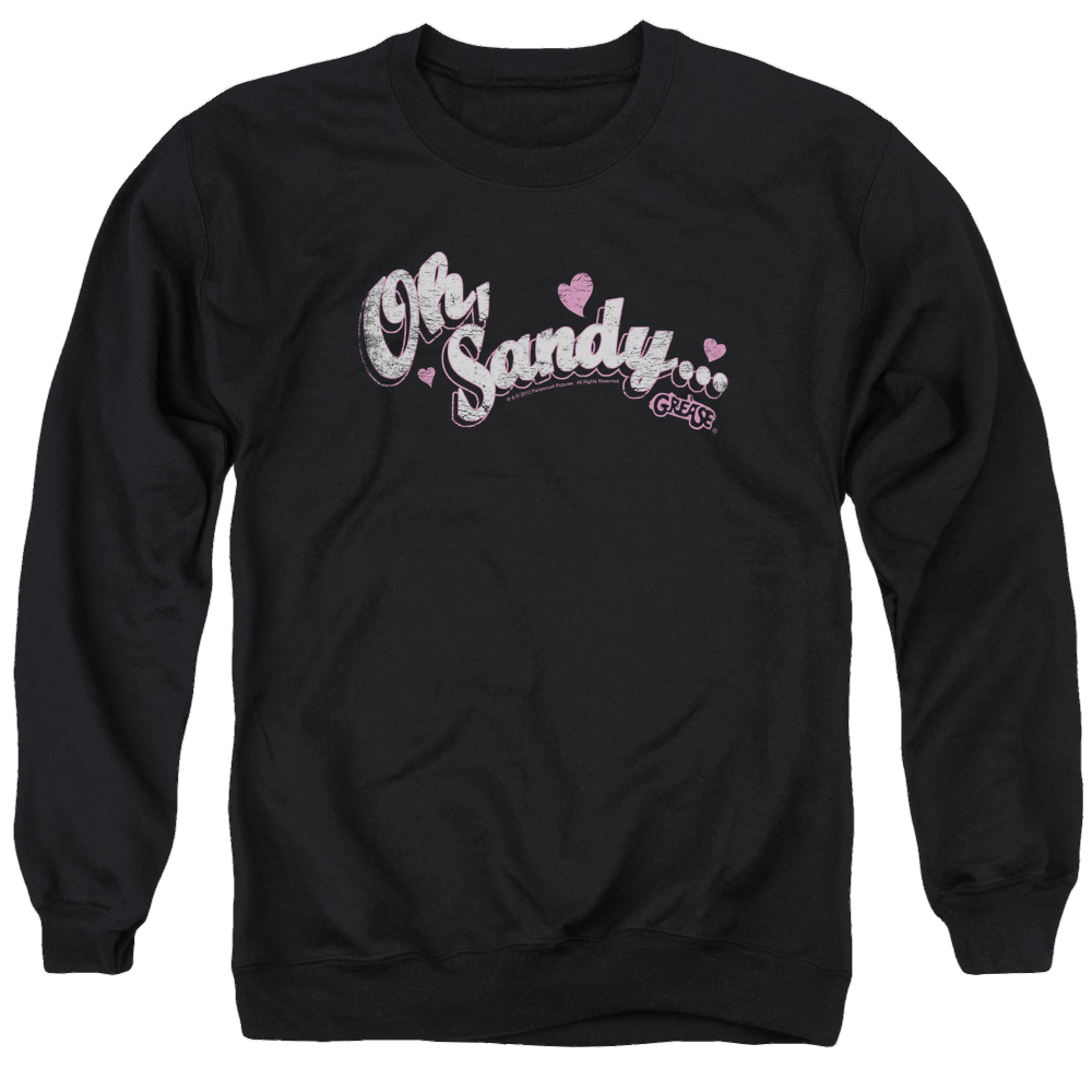 Grease Oh Sandy - Men's Crewneck Sweatshirt Men's Crewneck Sweatshirt Grease