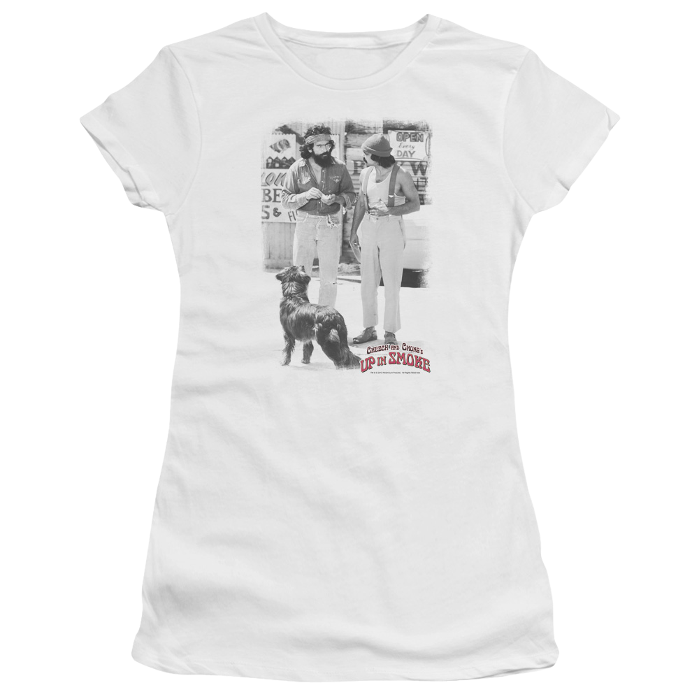 Up in Smoke Square - Juniors T-Shirt Juniors T-Shirt Cheech & Chong