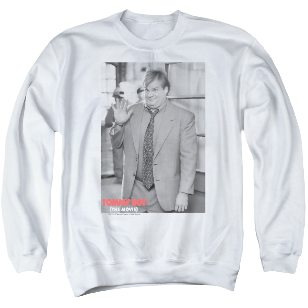 Tommy Boy Square - Men's Crewneck Sweatshirt Men's Crewneck Sweatshirt Tommy Boy