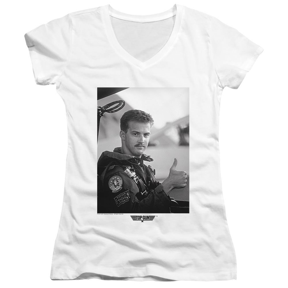 Top Gun Wingman - Juniors V-Neck T-Shirt Juniors V-Neck T-Shirt Top Gun