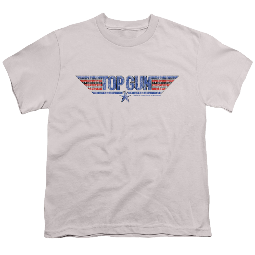 Top Gun 8 Bit Logo - Youth T-Shirt Youth T-Shirt (Ages 8-12) Top Gun