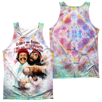 Cheech & Chong Up in Smoke Fried Tie Dyed men's all-over print tank