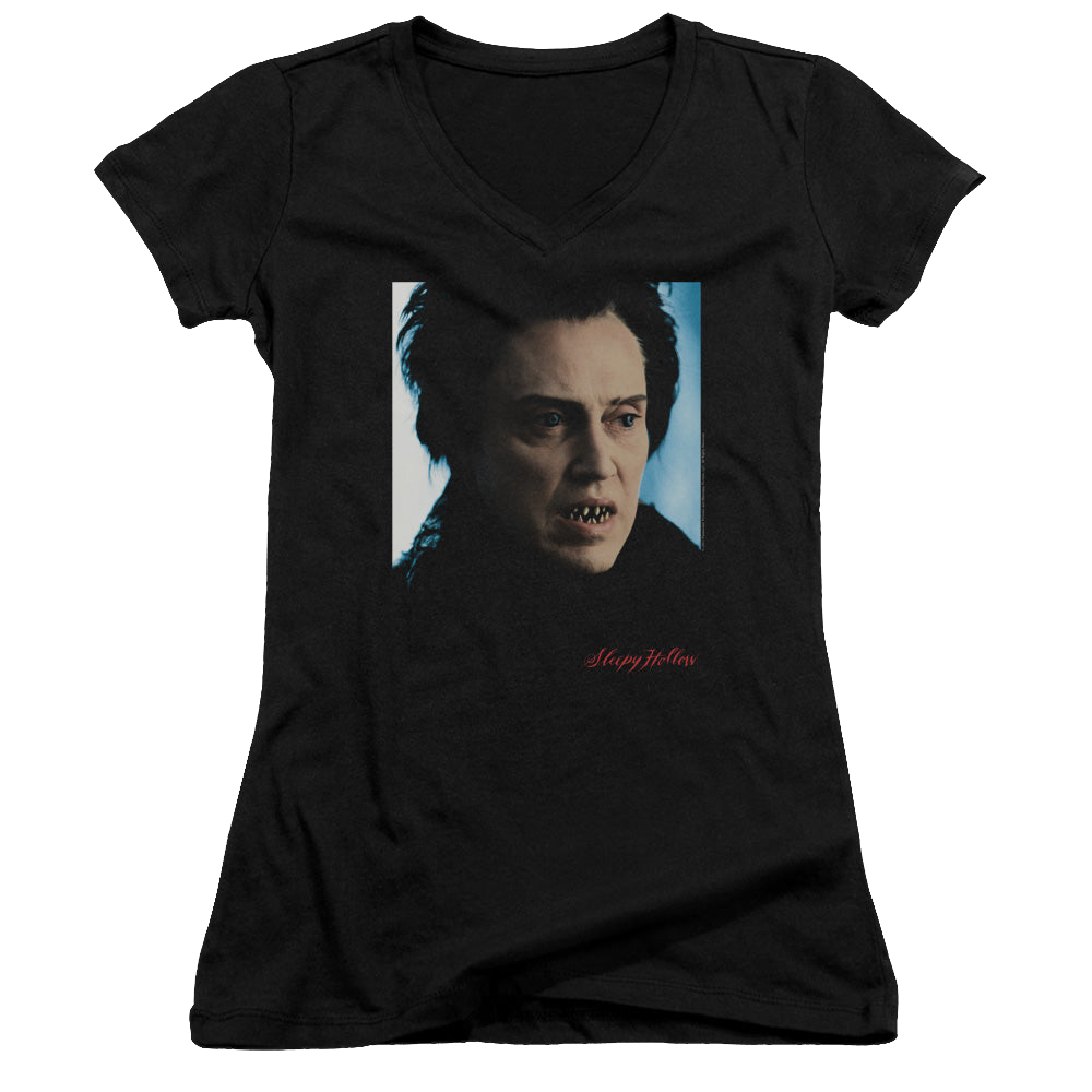 Sleepy Hollow Horse Man - Juniors V-Neck T-Shirt Juniors V-Neck T-Shirt Sleepy Hollow
