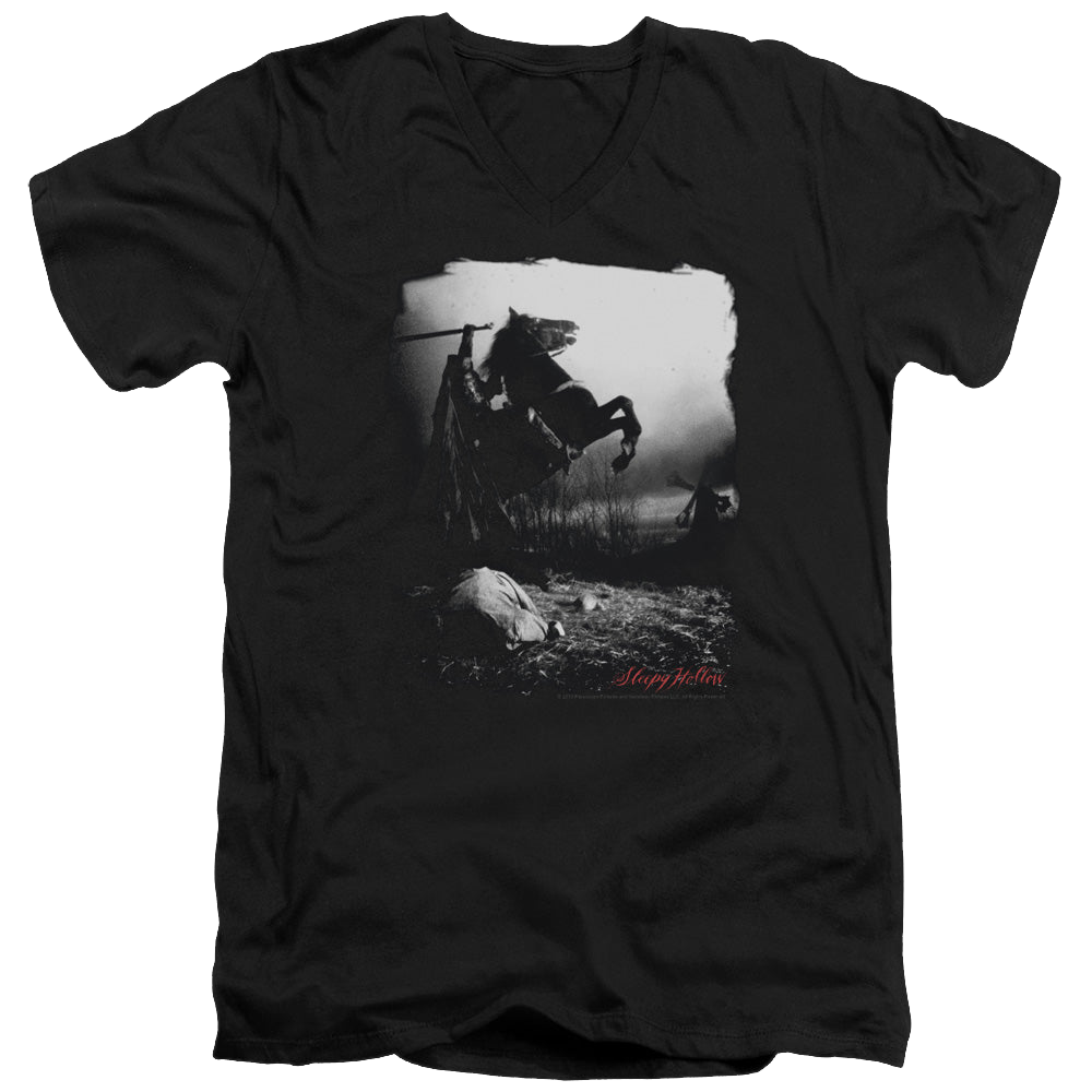 Sleepy Hollow Foggy Night - Men's V-Neck T-Shirt Men's V-Neck T-Shirt Sleepy Hollow