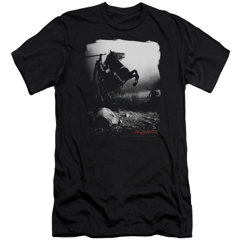Sleepy Hollow Foggy Night - Men's Premium Slim Fit T-Shirt Men's Premium Slim Fit T-Shirt Sleepy Hollow