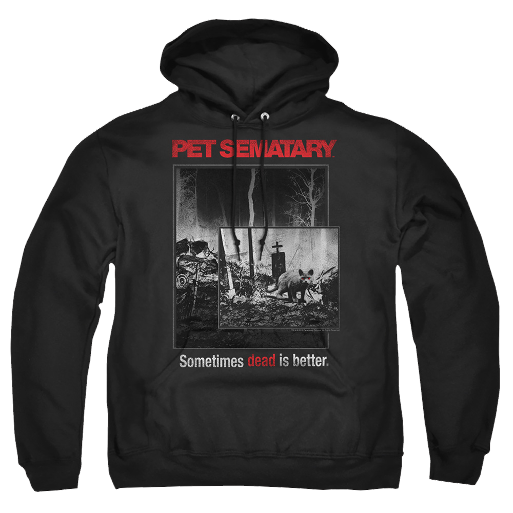Pet Sematary Cat Poster - Pullover Hoodie Pullover Hoodie Pet Sematary