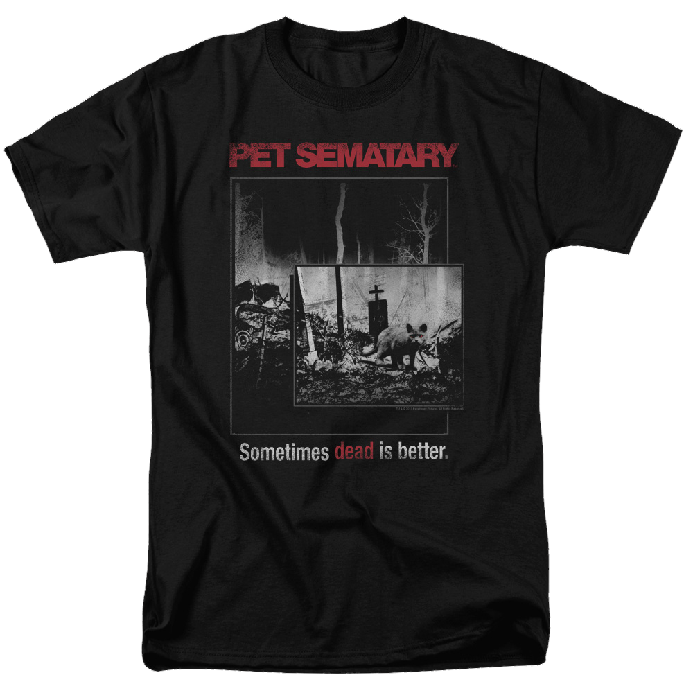 Pet Sematary Cat Poster - Men's Regular Fit T-Shirt Men's Regular Fit T-Shirt Pet Sematary
