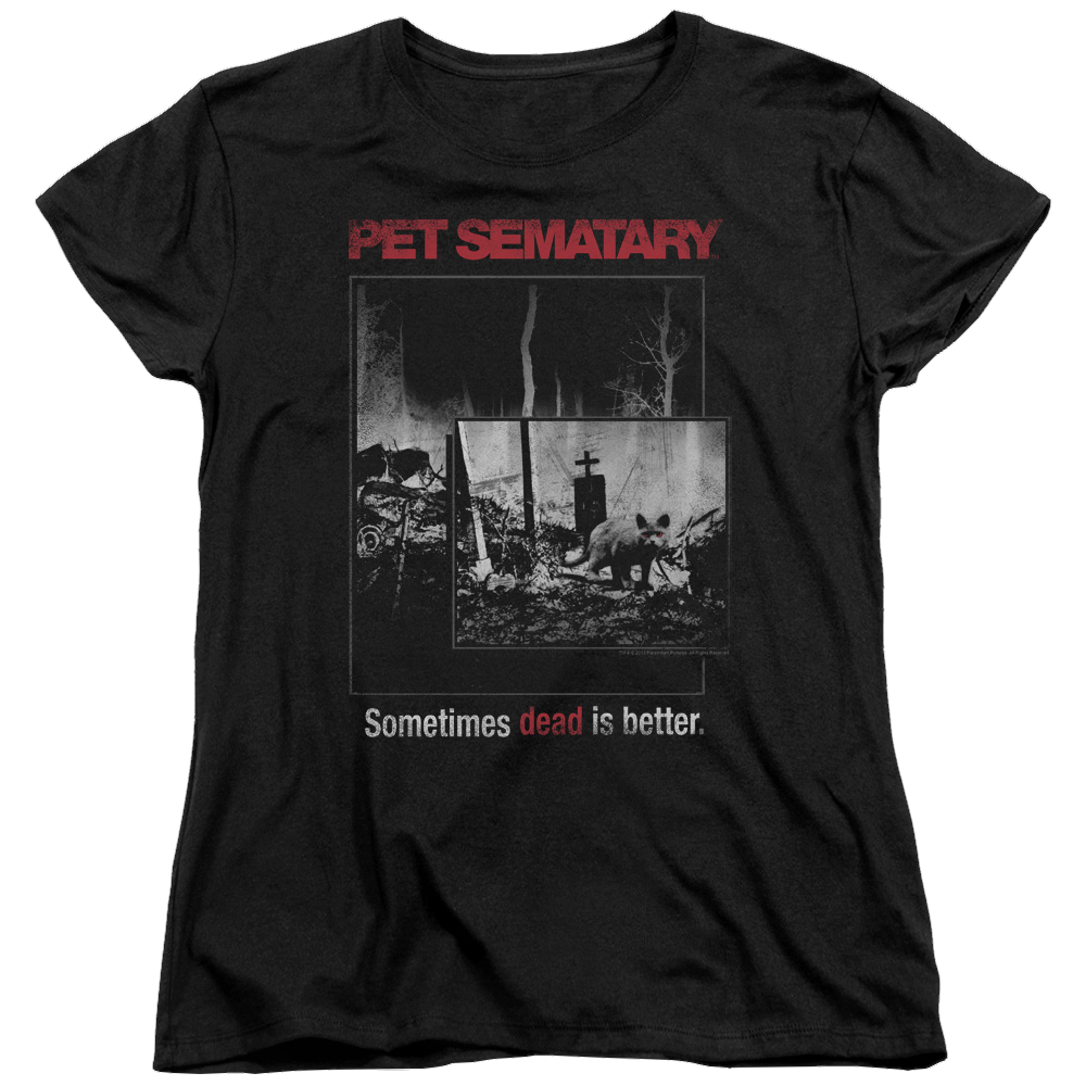 Pet Sematary Cat Poster - Women's T-Shirt Women's T-Shirt Pet Sematary