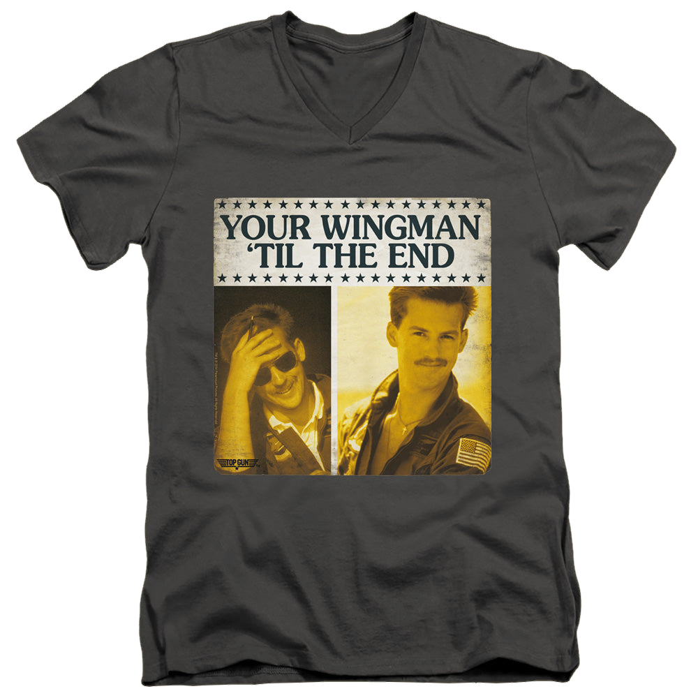 Top Gun Til The End - Men's V-Neck T-Shirt Men's V-Neck T-Shirt Top Gun