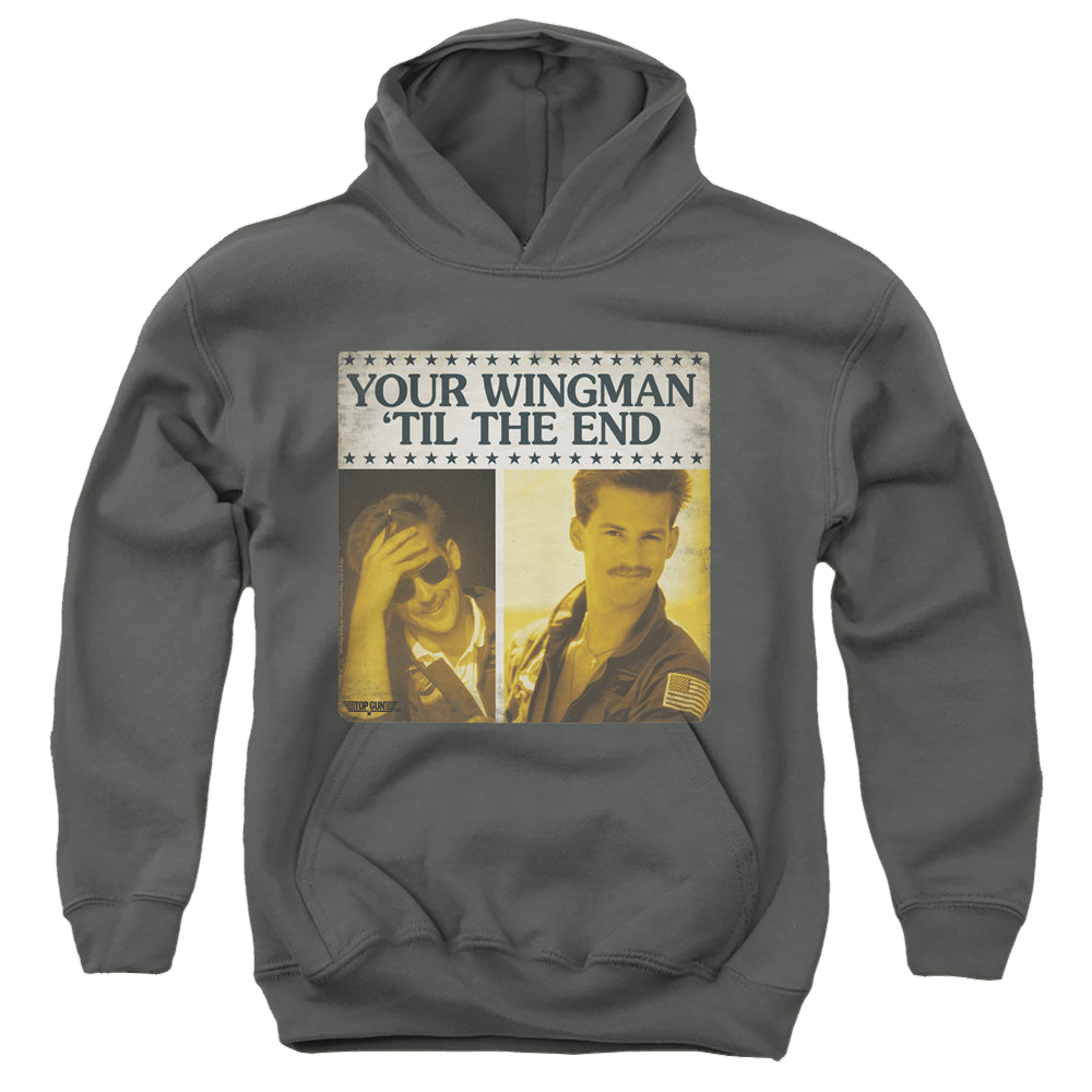Top Gun Til The End - Youth Hoodie Youth Hoodie (Ages 8-12) Top Gun