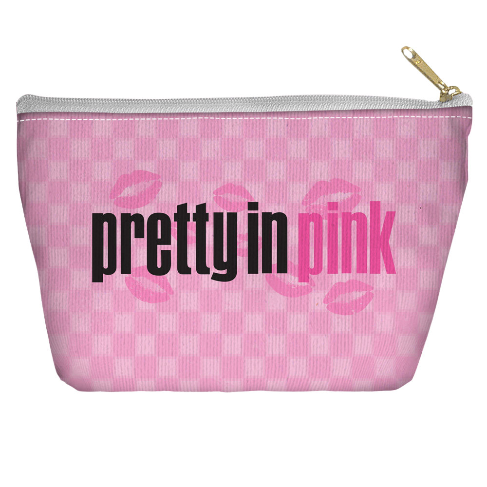 Pretty In Pink - Kiss Me Tapered Bottom Pouch T Bottom Accessory Pouches Pretty in Pink