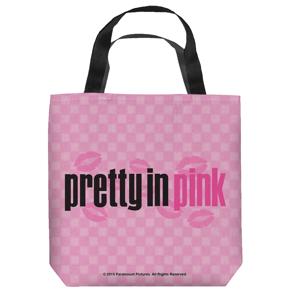 Pretty In Pink - Kiss Me Tote Bag Tote Bags Pretty in Pink