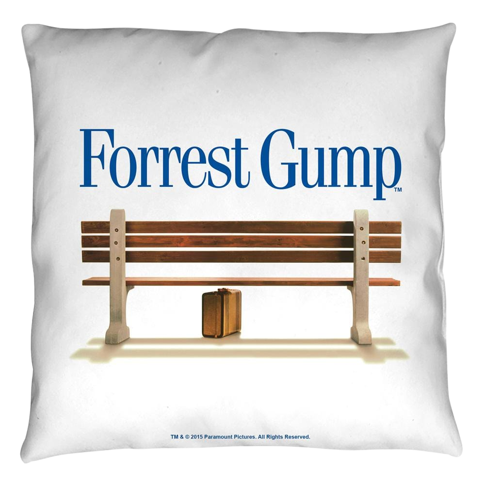 Forrest Gump Bench Throw Pillow Throw Pillows Forrest Gump