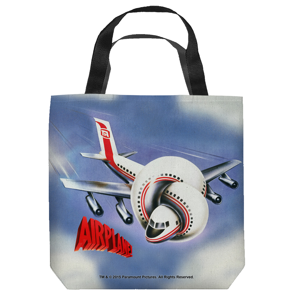 Airplane - Poster - Tote Bag Tote Bags Airplane