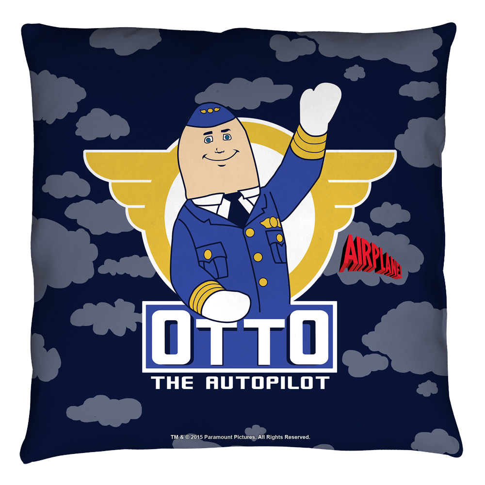 Airplane Otto Throw Pillow Throw Pillows Airplane