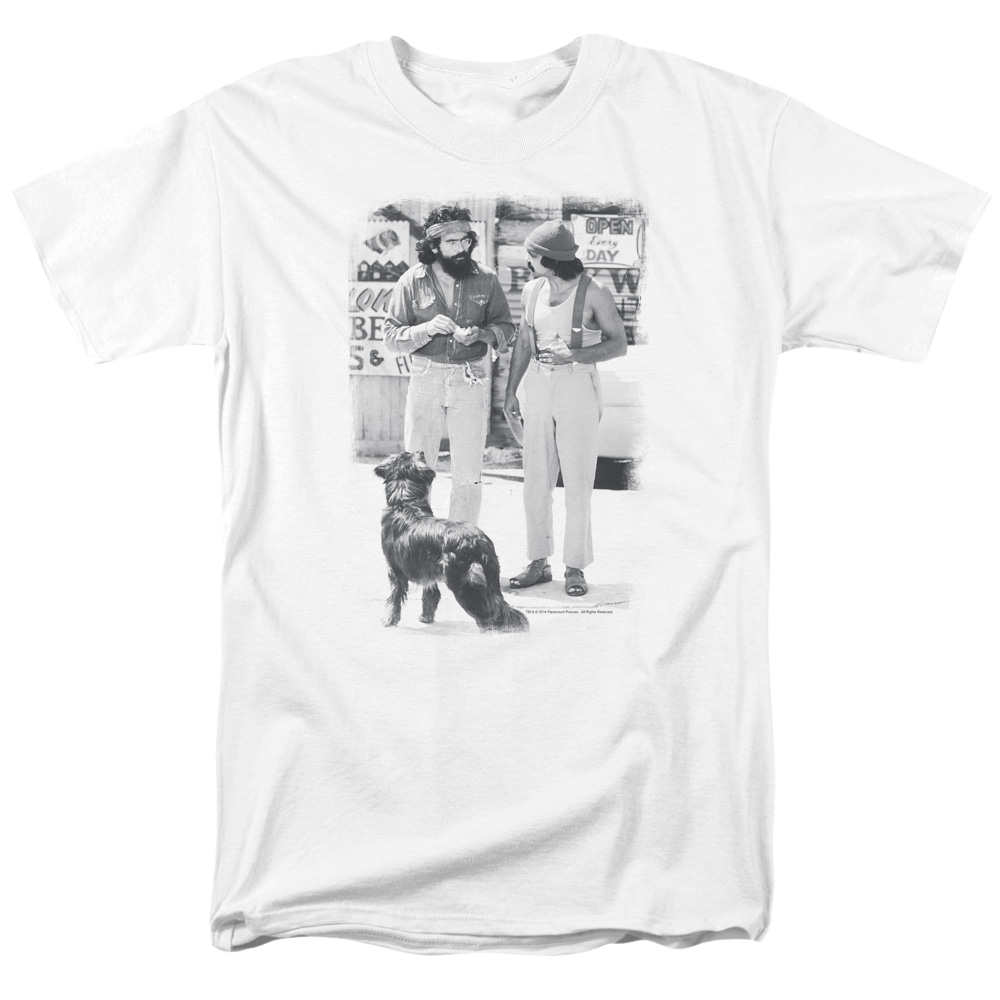Up in Smoke Cheech Chong Dog - Men's Regular Fit T-Shirt Men's Regular Fit T-Shirt Cheech & Chong