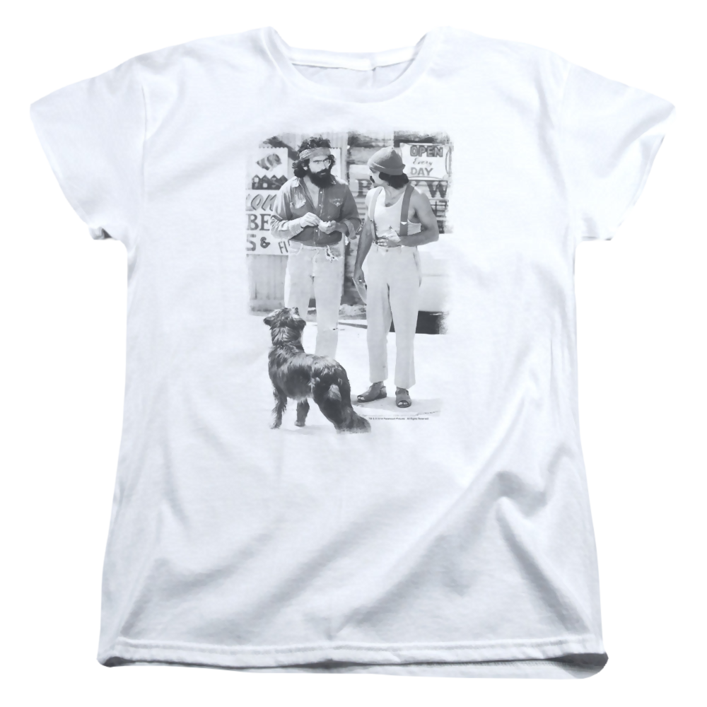 Up in Smoke Cheech Chong Dog - Women's T-Shirt Women's T-Shirt Cheech & Chong