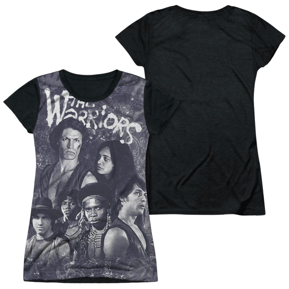The Warriors Moody Streets Juniors Black Back T-Shirt Juniors Black Back T-Shirt The Warriors