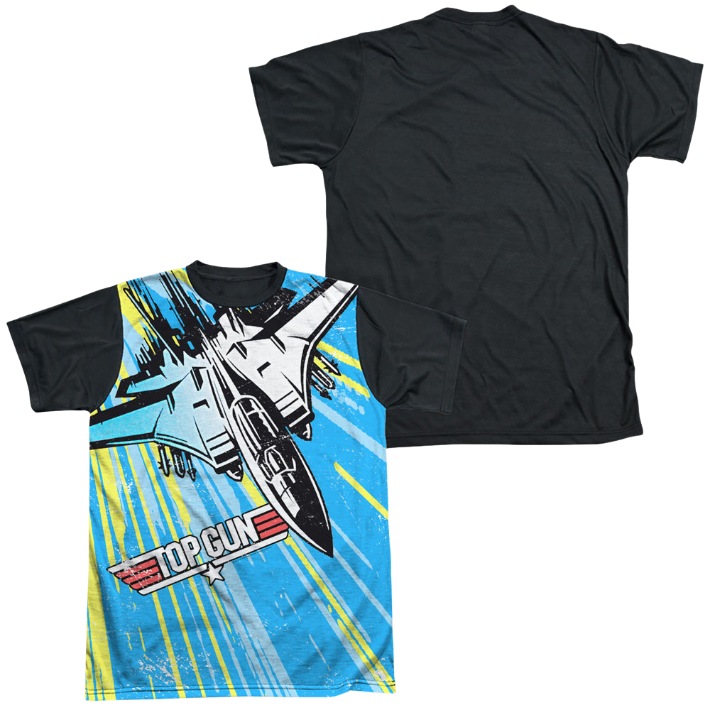 Top Gun Rad Jet - Men's Black Back T-Shirt Men's Black Back T-Shirt Top Gun