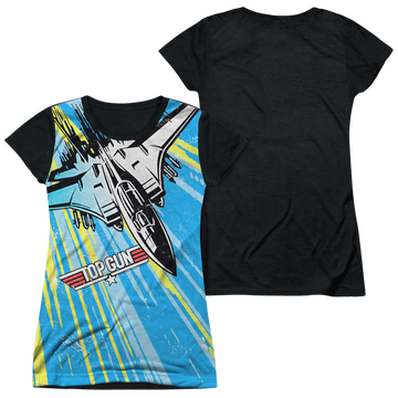 Top Gun Rad Jet juniors black back t-shirt