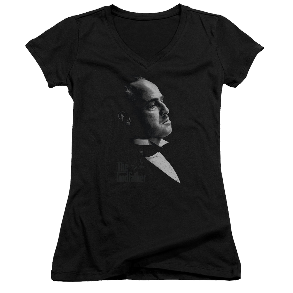 Godfather, The Graphic Vito - Juniors V-Neck T-Shirt Juniors V-Neck T-Shirt The Godfather